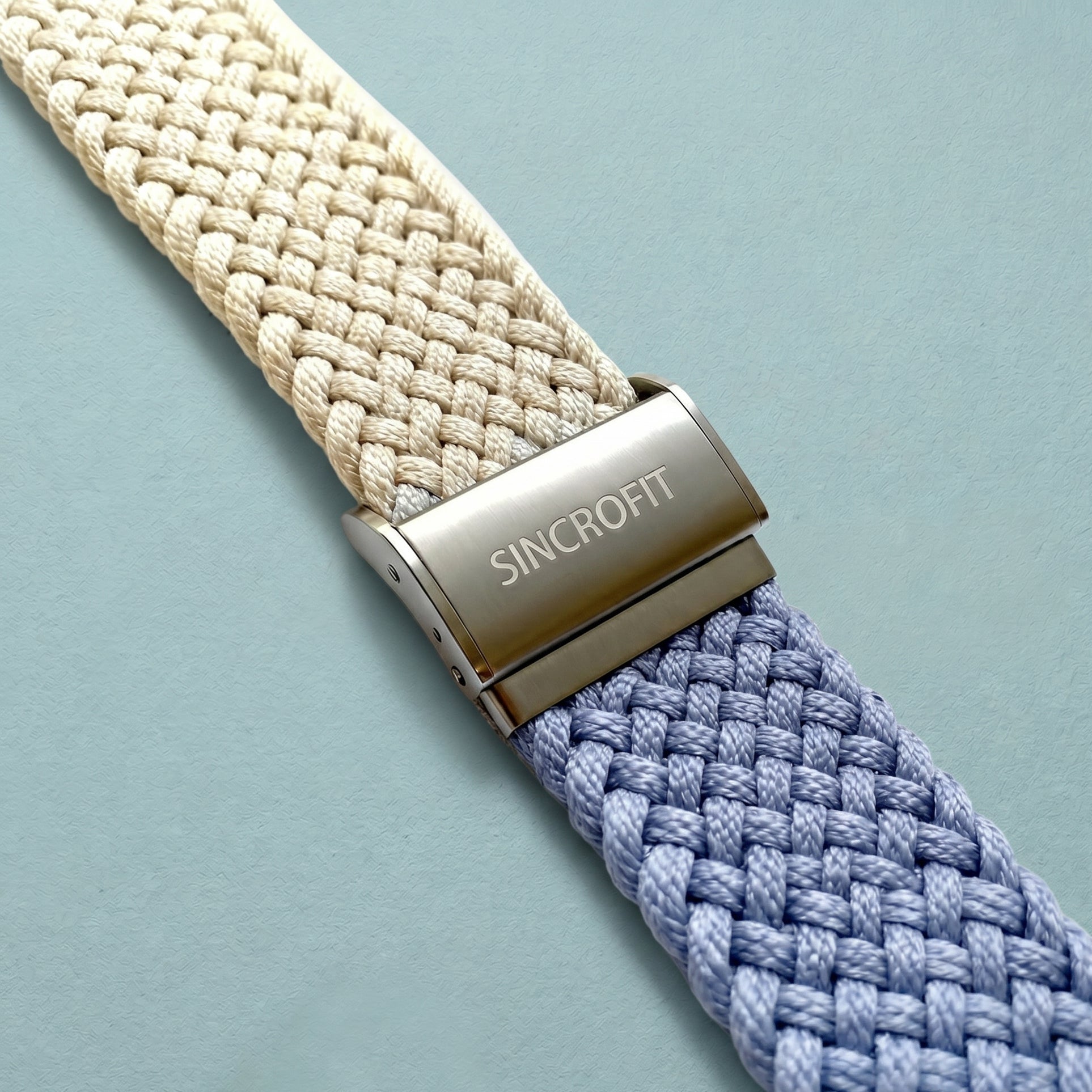 Pulseira Sincrofit Nylon Trançada Pressão